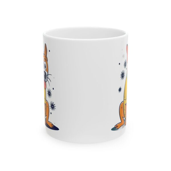 12757266314476556340_2048.jpeg Dog in Yellow Sweater Dog Lover Mug – Cute Cartoon Puppy Coffee Mug – 11oz/15oz Ceramic Mug