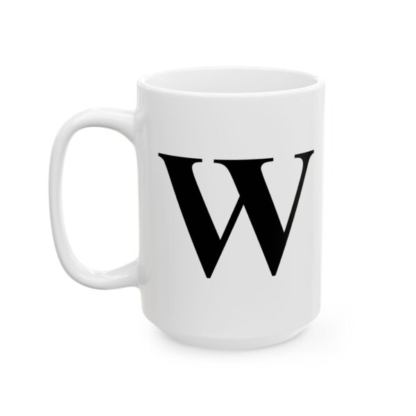 12835628998332037107_2048-1.jpeg Letter W Monogram Mug – Initial Alphabet Coffee Mug – 11oz/15oz Ceramic Mug