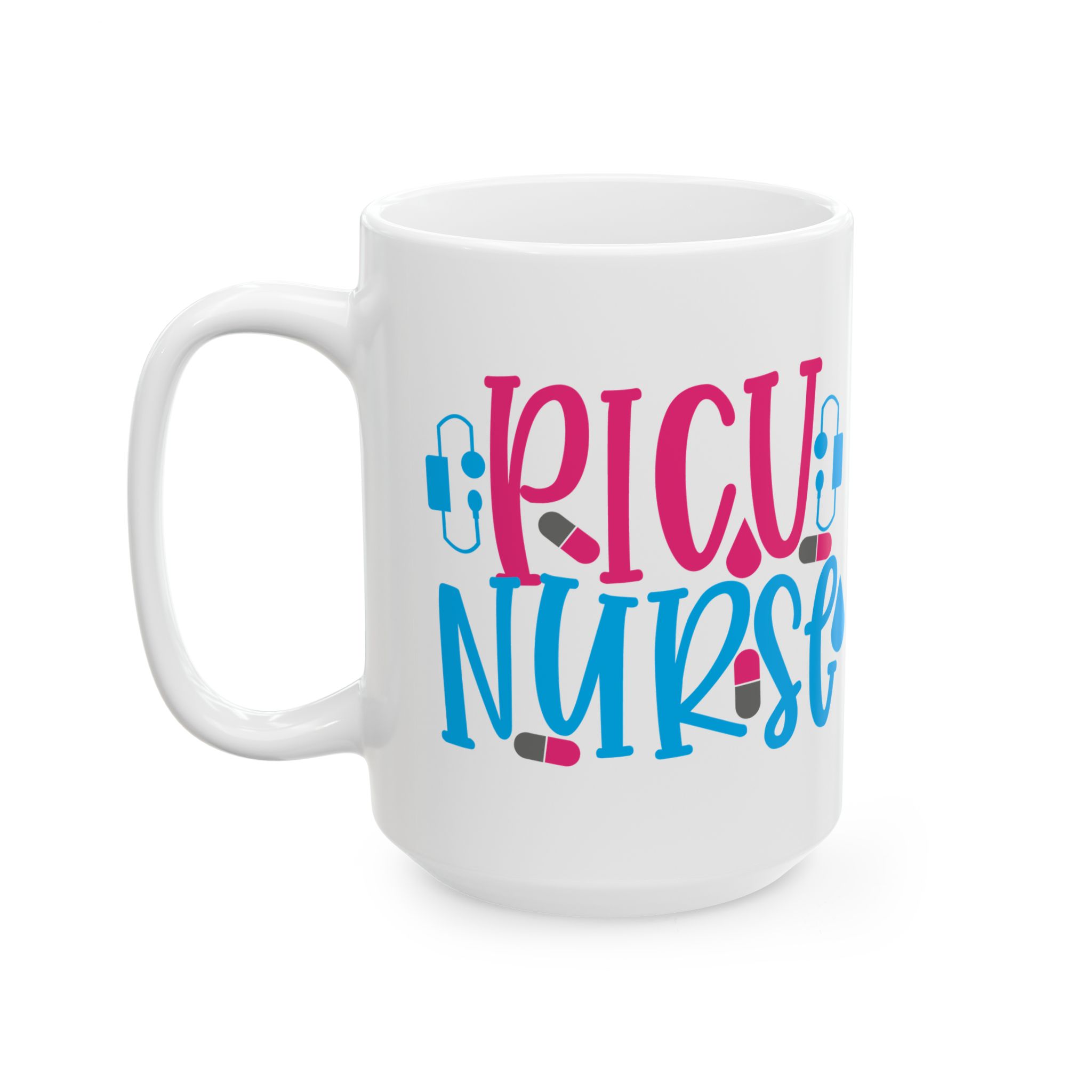 PICU Nurse – Medical Coffee Mug – 11oz/15oz Ceramic Mug - Image 8