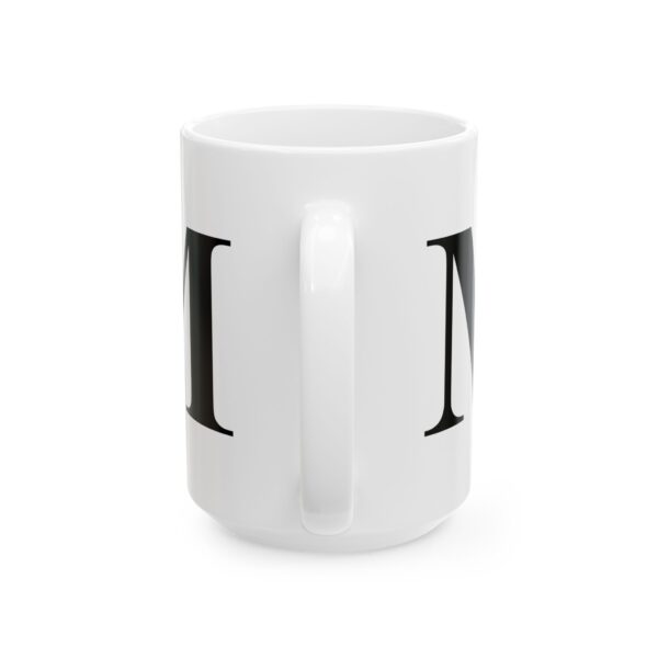 13217535073910577437_2048-1.jpeg Letter M Monogram Mug – Initial Alphabet Coffee Mug – 11oz/15oz Ceramic Mug