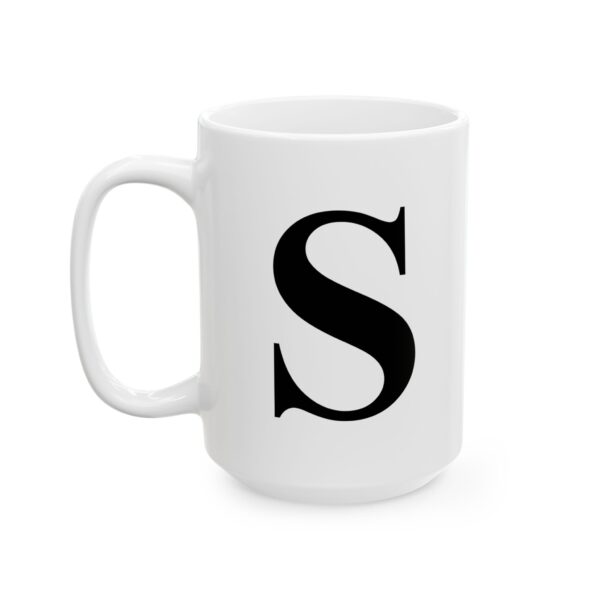 13234541183578657488_2048.jpeg Letter S Monogram Mug – Initial Alphabet Coffee Mug – 11oz/15oz Ceramic Mug