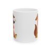13279166868221867271_2048.jpeg Happy Orange Dog Dog Lover Mug – Cute Cartoon Puppy Coffee Mug – 11oz/15oz Ceramic Mug