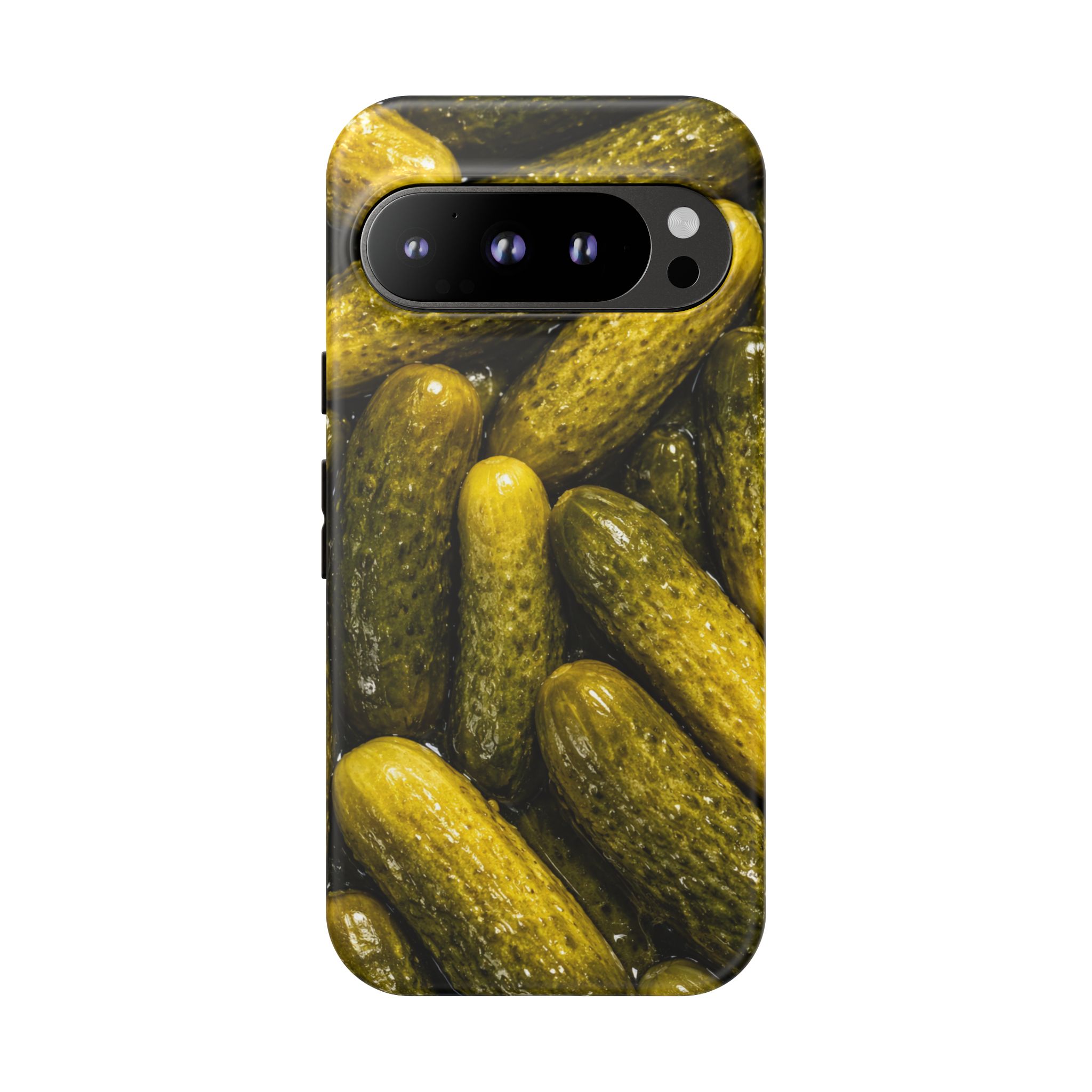Pickle Pattern Google Pixel Phone Case — Funny Gherkin Protective Cover - Image 50