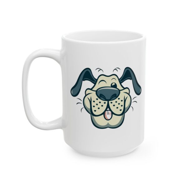 13412079932046638226_2048.jpeg Winking Floppy-Ear Dog Dog Lover Mug – Cute Cartoon Puppy Coffee Mug – 11oz/15oz Ceramic Mug