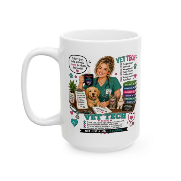 13479314000903401490_2048.jpeg Vet Tech Noun Not Just a Job a Purpose Mug – Career Gift Coffee Mug – 11oz/15oz Ceramic Mug