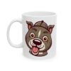 13502847614899634465_2048.jpeg Pit Bull Face Sticker Dog Lover Mug – Cute Cartoon Puppy Coffee Mug – 11oz/15oz Ceramic Mug