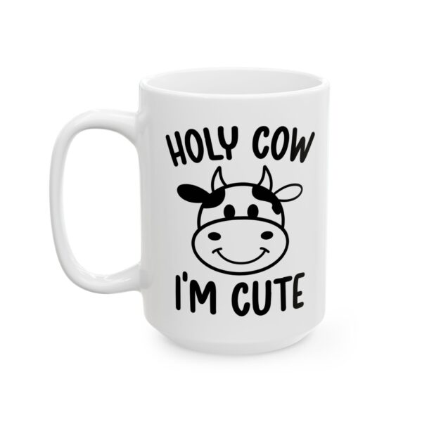13541123241764565272_2048.jpeg Holy Cow I'm Cute Baby Mug – New Parent Gift Coffee Mug – 11oz/15oz Ceramic Mug