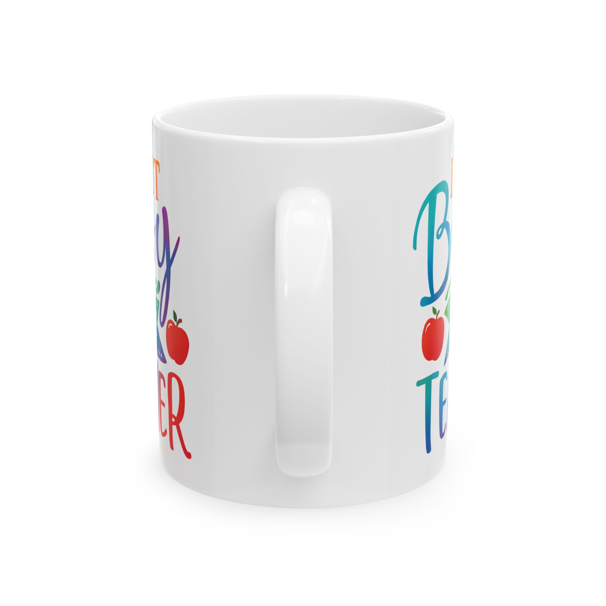 Teacher Appreciation Mug — “I’m Not Bossy, I’m the Teacher” Colorful Ceramic Coffee Cup (11oz/15oz) - Image 4