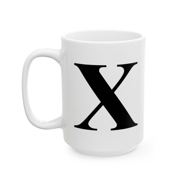 13599989732536441099_2048-1.jpeg Letter X Monogram Mug – Initial Alphabet Coffee Mug – 11oz/15oz Ceramic Mug