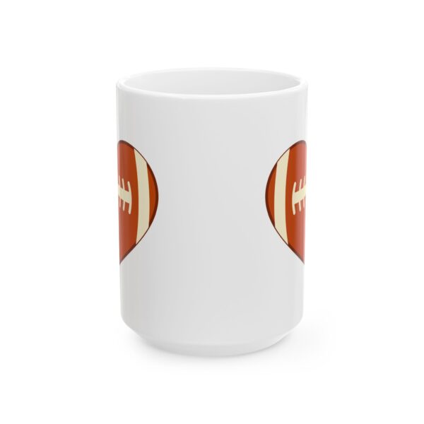 13637522834114721824_2048.jpeg Football Heart Football Mug – Football Fan Coffee Mug – 11oz/15oz Ceramic Mug