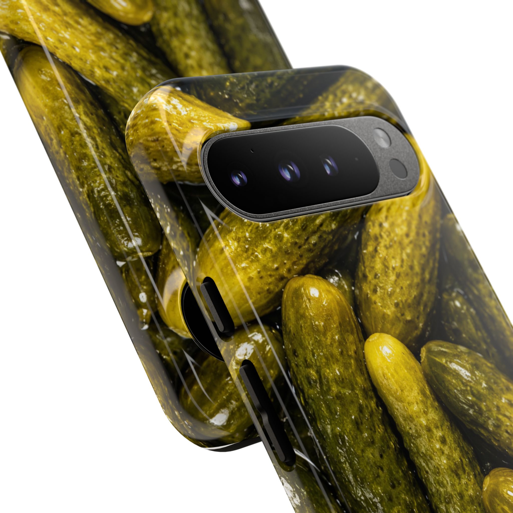Pickle Pattern Google Pixel Phone Case — Funny Gherkin Protective Cover - Image 54