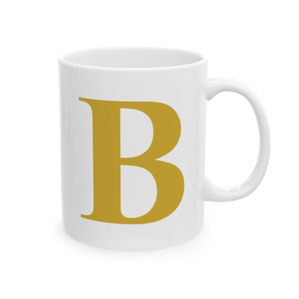13668244398597205082_2048-1.jpeg Gold Letter B Monogram Mug – Gold Initial Alphabet Coffee Mug – 11oz/15oz Ceramic Mug