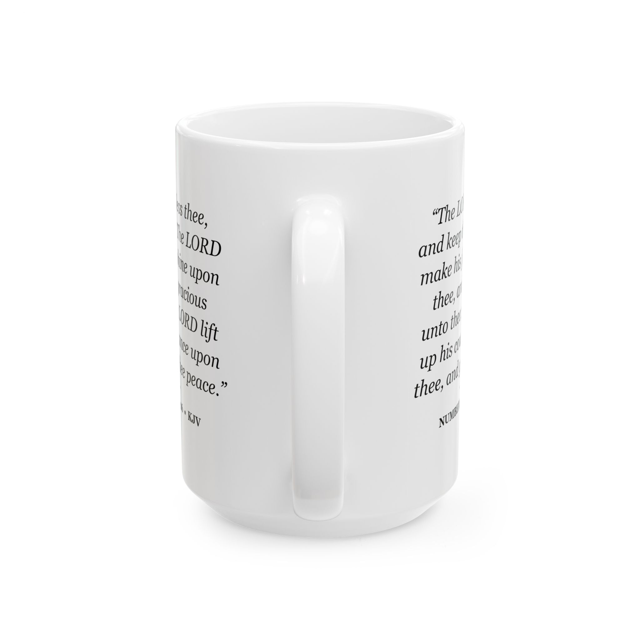 Numbers 6:24-26 Bible Verse Mug – KJV Scripture Coffee Mug – 11oz/15oz Ceramic Mug - Image 6