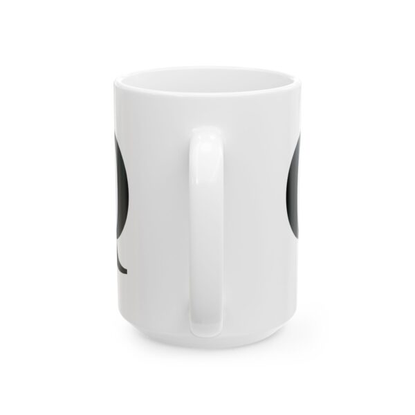 Letter Q Monogram Mug – Initial Alphabet Coffee Mug – 11oz/15oz Ceramic Mug