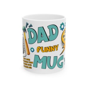 13841729134416540751_2048.jpeg Funny Dad Mug 11oz/15oz — 'Dad Jokes Are How I Keep From Crying' Coffee Cup