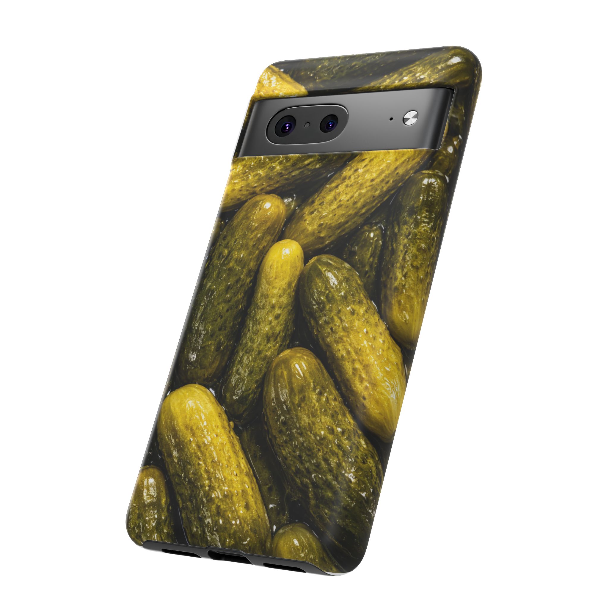 Pickle Pattern Google Pixel Phone Case — Funny Gherkin Protective Cover - Image 10