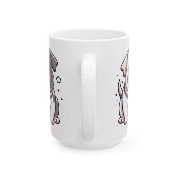13935471701575893945_2048.jpeg Chubby White Bulldog Puppy Dog Lover Mug – Cute Cartoon Puppy Coffee Mug – 11oz/15oz Ceramic Mug