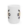 Love Basketball Arrows Basketball Mug – Basketball Fan Coffee Mug – 11oz/15oz Ceramic Mug