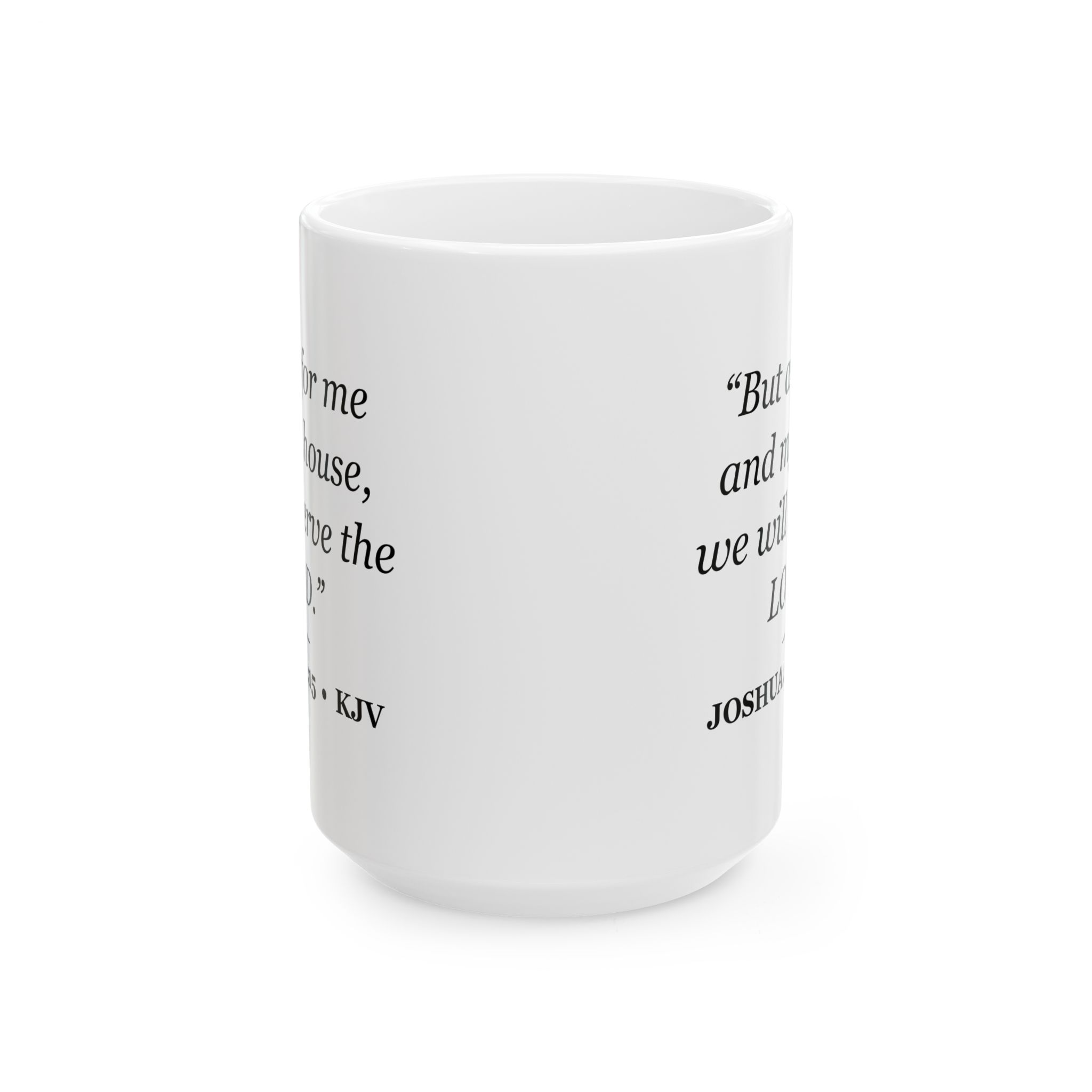 Joshua 24:15 Bible Verse Mug – KJV Scripture Coffee Mug – 11oz/15oz Ceramic Mug - Image 5
