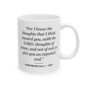 14082553833756698262_2048-1.jpeg Jeremiah 29:11 Bible Verse Mug – KJV Scripture Coffee Mug – 11oz/15oz Ceramic Mug