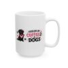 14277846019980639344_2048.jpeg Fueled by Coffee and Dogs Black Labrador Dog Lover Mug – Dog Mom Dog Dad Coffee Mug – 11oz/15oz Ceramic Mug