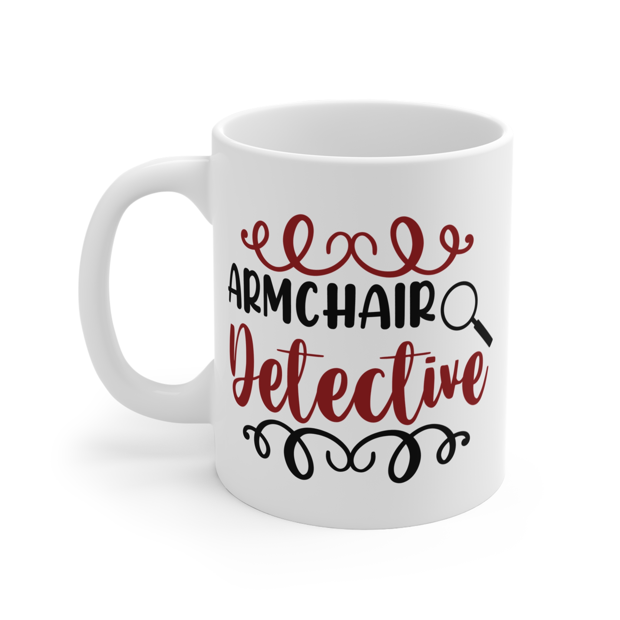 Armchair Detective Mug — Funny Mystery Lover Coffee Cup - Image 2