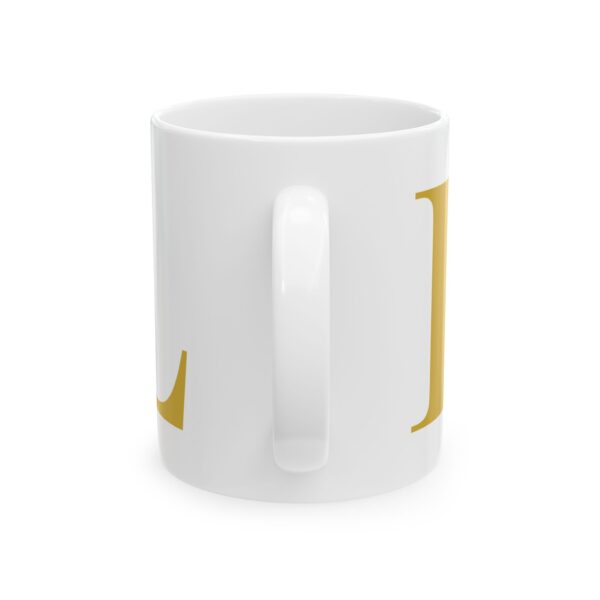 14422518086571407735_2048-1.jpeg Gold Letter L Monogram Mug – Gold Initial Alphabet Coffee Mug – 11oz/15oz Ceramic Mug