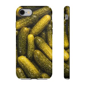 Pickle Pattern iPhone Case — Novelty Pickles Design Protective Case