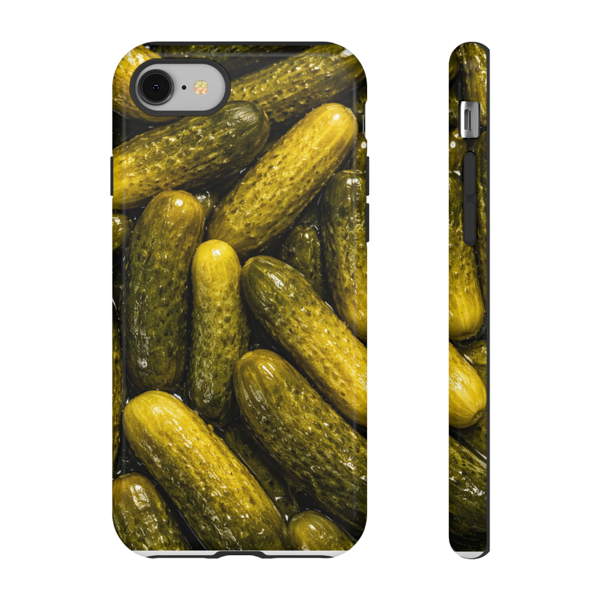 Pickle Pattern iPhone Case — Novelty Pickles Design Protective Case