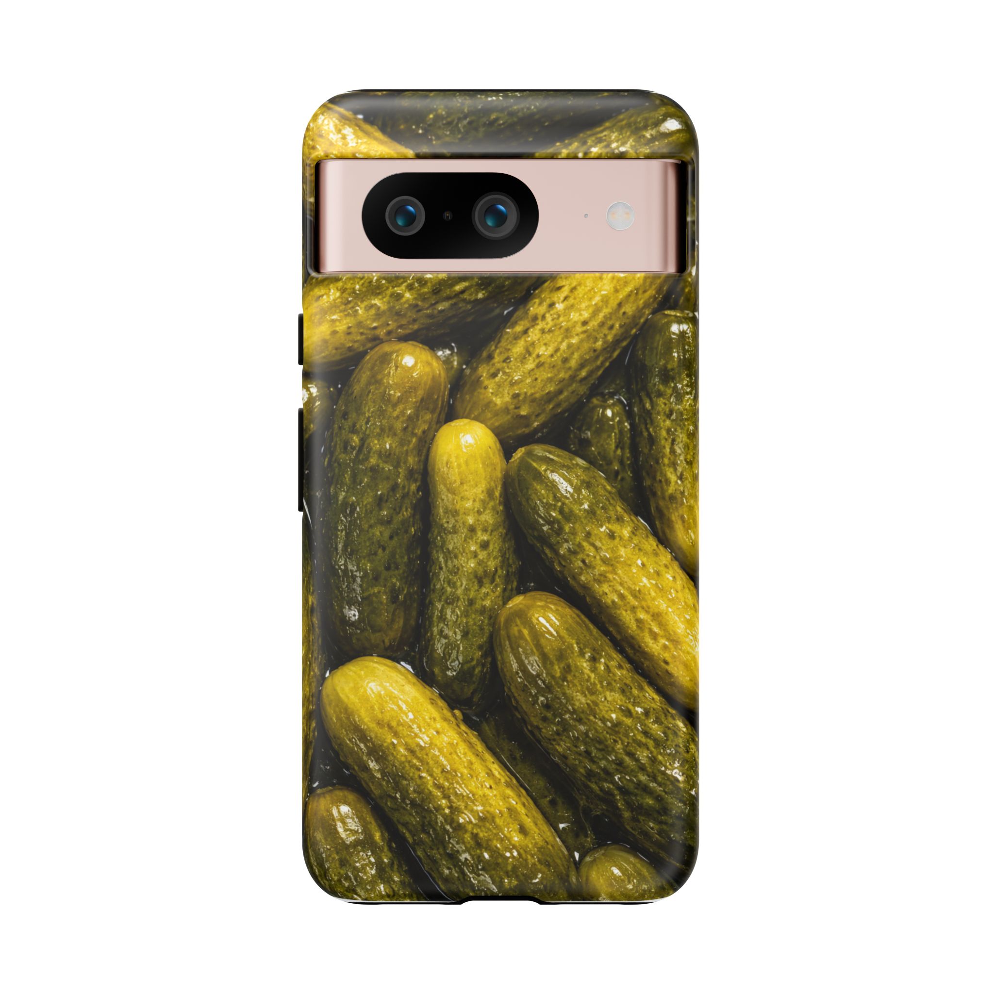 Pickle Pattern Google Pixel Phone Case — Funny Gherkin Protective Cover - Image 33