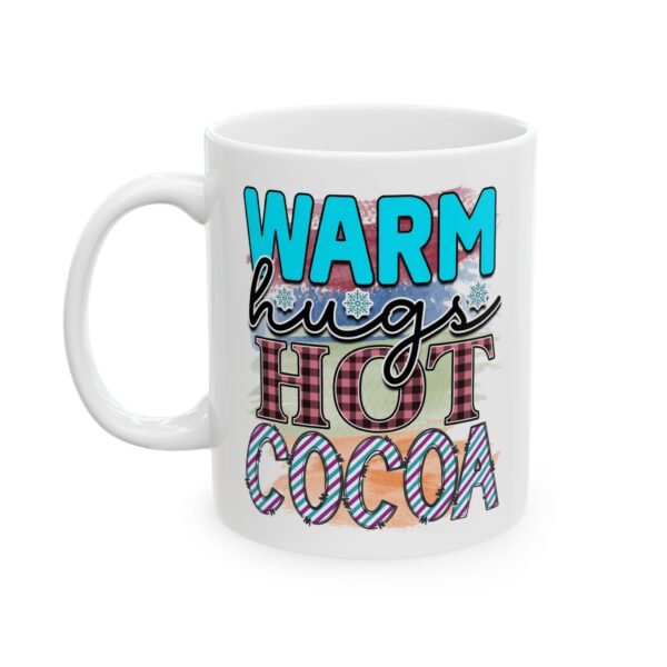 1444703474439111704_2048.jpeg Warm Hugs Hot Cocoa Plaid Winter Mug – Cozy Winter Coffee Mug – 11oz/15oz Ceramic Mug