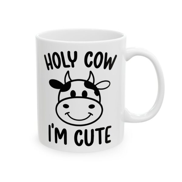 14514841982488008322_2048.jpeg Holy Cow I'm Cute Baby Mug – New Parent Gift Coffee Mug – 11oz/15oz Ceramic Mug