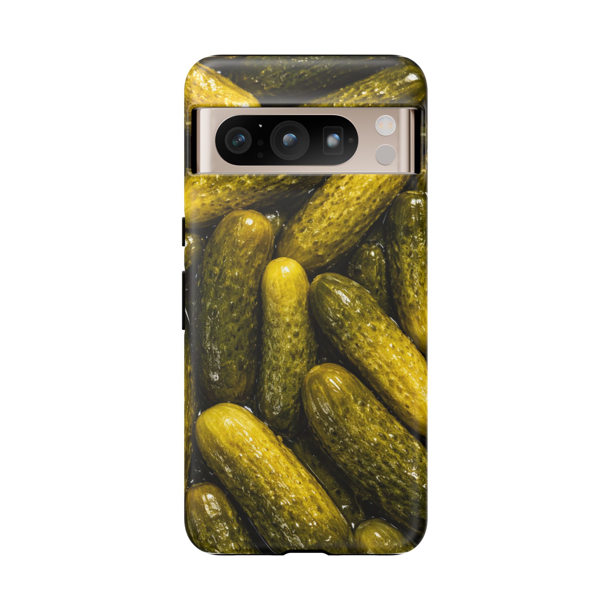 Pickle Pattern Google Pixel Phone Case — Funny Gherkin Protective Cover - Image 25