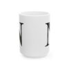 14629296349270474735_2048.jpeg Letter N Monogram Mug – Initial Alphabet Coffee Mug – 11oz/15oz Ceramic Mug
