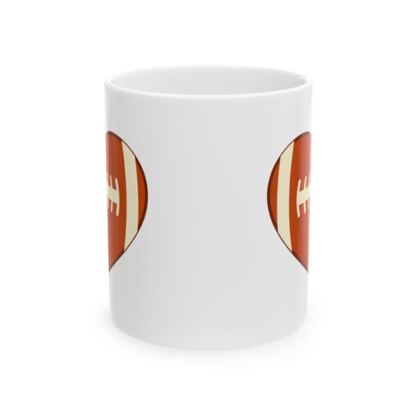 14652531272670191684_2048.jpeg Football Heart Football Mug – Football Fan Coffee Mug – 11oz/15oz Ceramic Mug