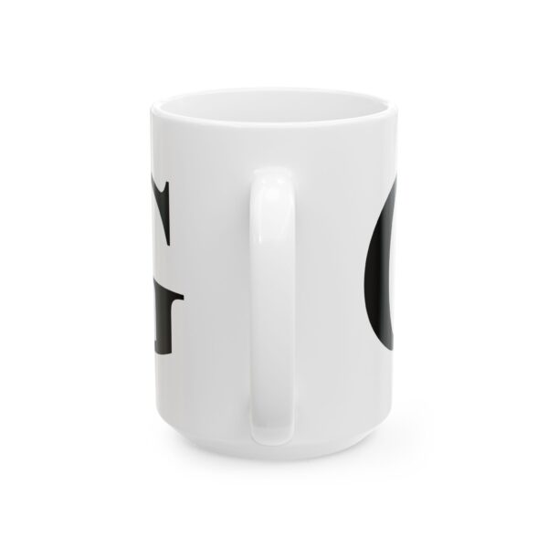 Letter G Monogram Mug – Initial Alphabet Coffee Mug – 11oz/15oz Ceramic Mug