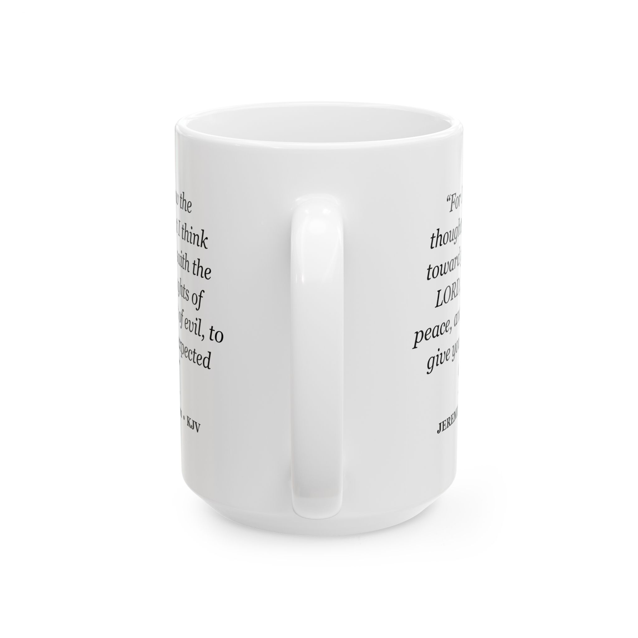 Jeremiah 29:11 Bible Verse Mug – KJV Scripture Coffee Mug – 11oz/15oz Ceramic Mug - Image 6