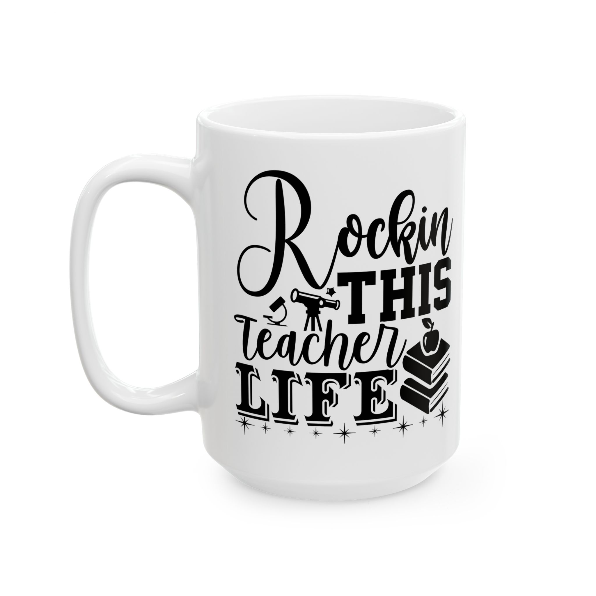 Funny Teacher Coffee Mug – Gift for Teacher – (11oz/15oz) Ceramic Mug - Image 8