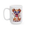 15084593078459190320_2048.jpeg Puppy with Round Sunglasses Dog Lover Mug – Cute Cartoon Puppy Coffee Mug – 11oz/15oz Ceramic Mug