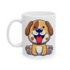 15149867006495402730_2048.jpeg Smiling Puppy with Paws Up Dog Lover Mug – Cute Cartoon Puppy Coffee Mug – 11oz/15oz Ceramic Mug