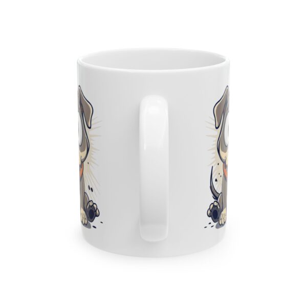 15152782291704891734_2048.jpeg Wide-Eyed Cartoon Puppy Dog Lover Mug – Cute Cartoon Puppy Coffee Mug – 11oz/15oz Ceramic Mug