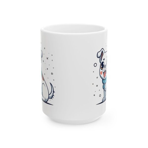 15289610651294320342_2048.jpeg White Spotted Puppy Dog Lover Mug – Cute Cartoon Puppy Coffee Mug – 11oz/15oz Ceramic Mug