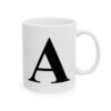 15326128647561896344_2048-1.jpeg Letter A Monogram Mug – Initial Alphabet Coffee Mug – 11oz/15oz Ceramic Mug