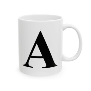 15326128647561896344_2048-1.jpeg Letter A Monogram Mug – Initial Alphabet Coffee Mug – 11oz/15oz Ceramic Mug