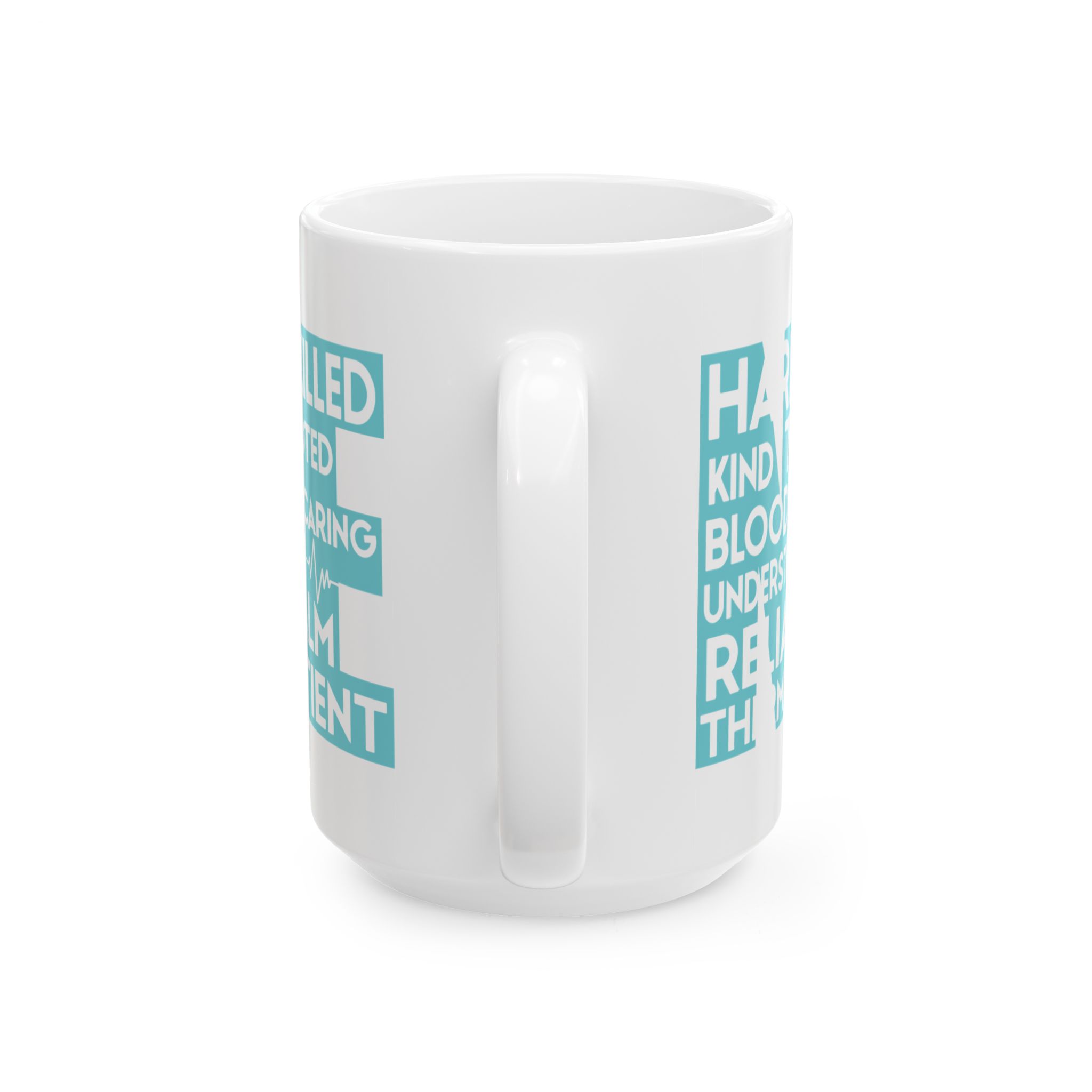 Nurse (wordart) – Medical Nurse Coffee Mug – 11oz/15oz Ceramic Mug - Image 9