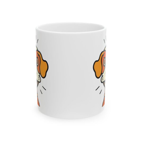 15590845388617239737_2048.jpeg Laughing Orange Hound Dog Lover Mug – Cute Cartoon Puppy Coffee Mug – 11oz/15oz Ceramic Mug