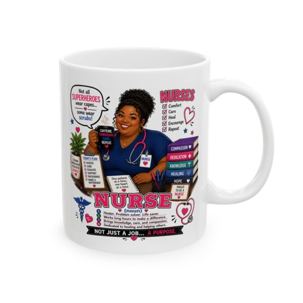 15597818065785110525_2048.jpeg Nurse Noun Not Just a Job a Purpose Mug – Career Gift Coffee Mug – 11oz/15oz Ceramic Mug