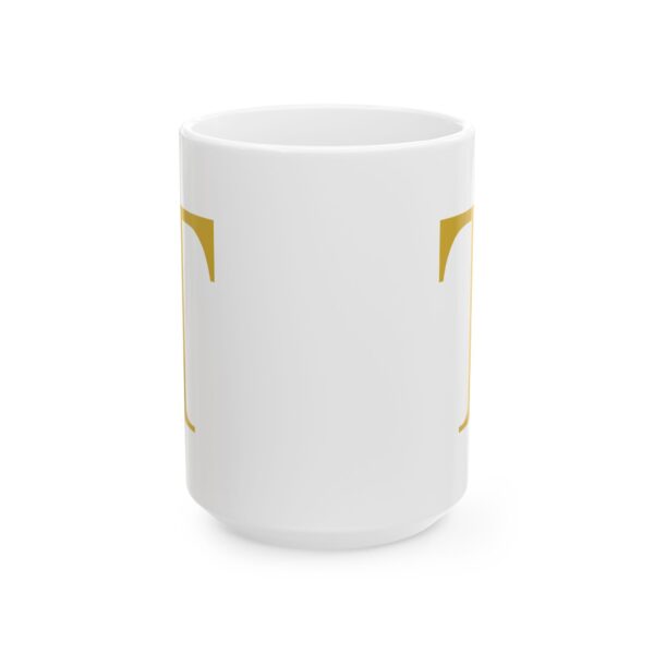 15626064853365164215_2048-1.jpeg Gold Letter T Monogram Mug – Gold Initial Alphabet Coffee Mug – 11oz/15oz Ceramic Mug