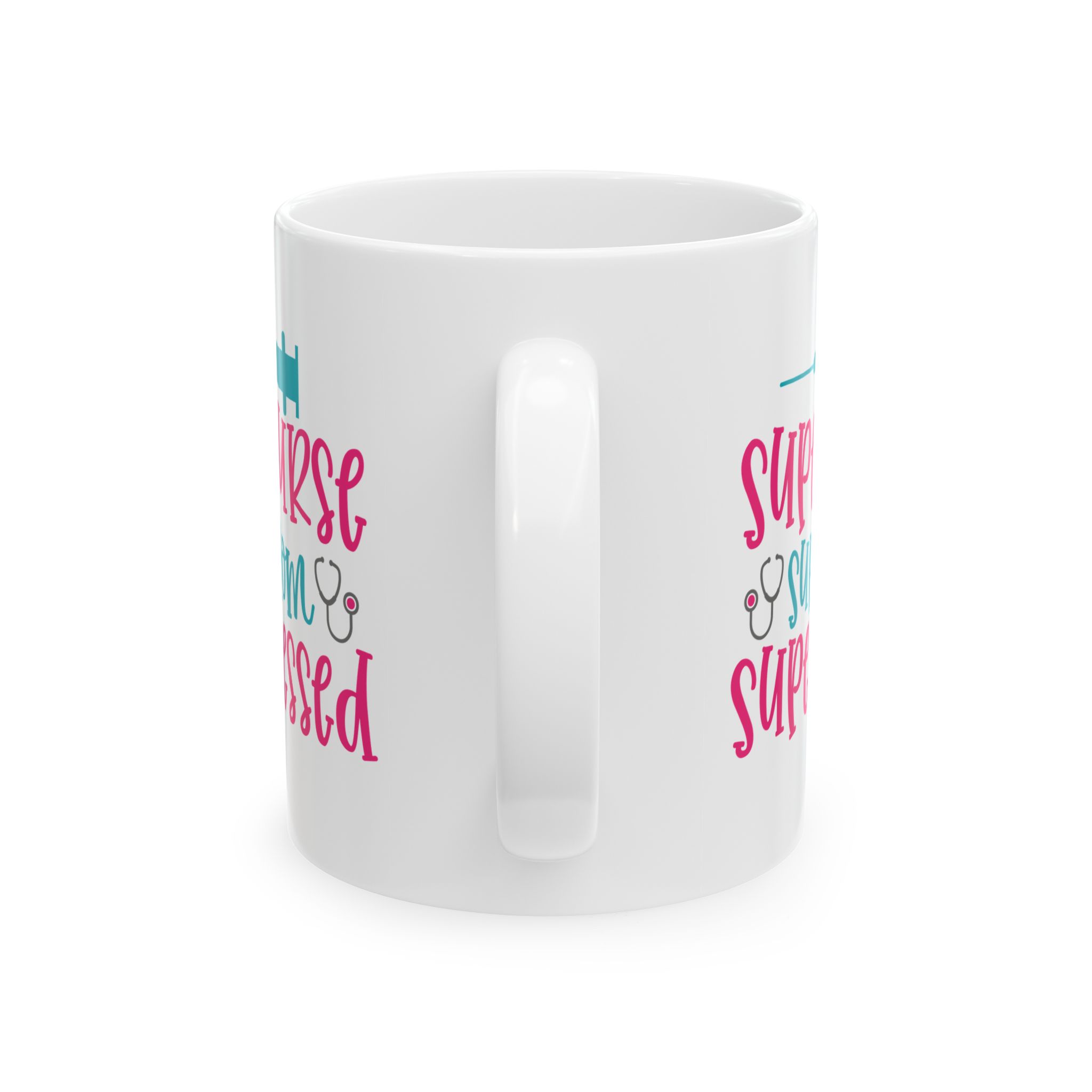 Super Nurse | Super Mom | Super Blessed – Medical Coffee Mug – 11oz/15oz Ceramic Mug - Image 4