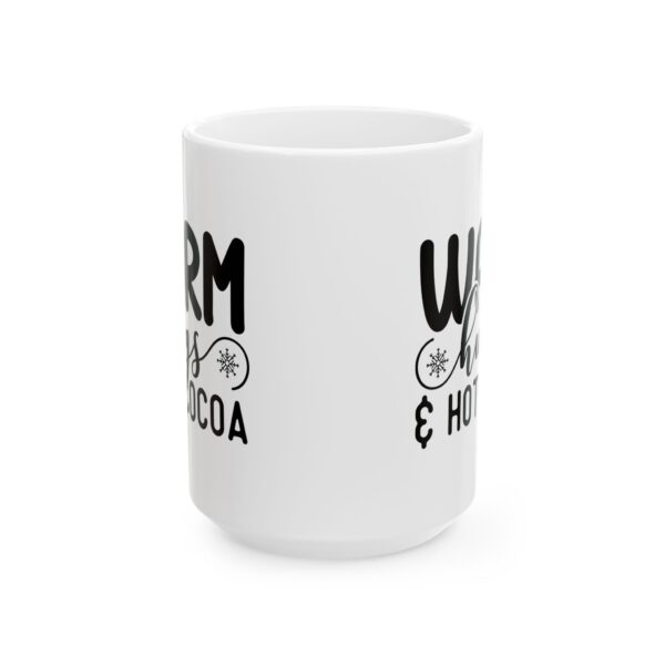 15679167313169195715_2048.jpeg Warm Hugs and Hot Cocoa Winter Mug – Cozy Winter Coffee Mug – 11oz/15oz Ceramic Mug